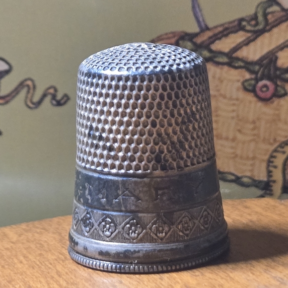 Other - Sterling Silver "MARY" #11 Vintage Thimble